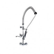 Endüstriyel Mutfak Bataryası Duvara Monte Ara Musluklu Aç Kapa